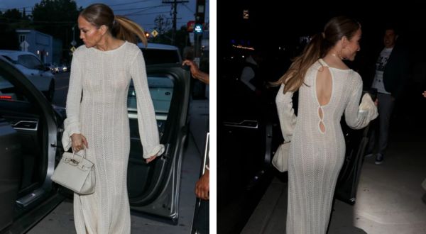Jennifer Lopez Keeps Rocking Her Wedding Ring While Styking Saucy Sheer Dress for Dinner Outing, Despite Reports of Imminent Divorce from Ben Affleck